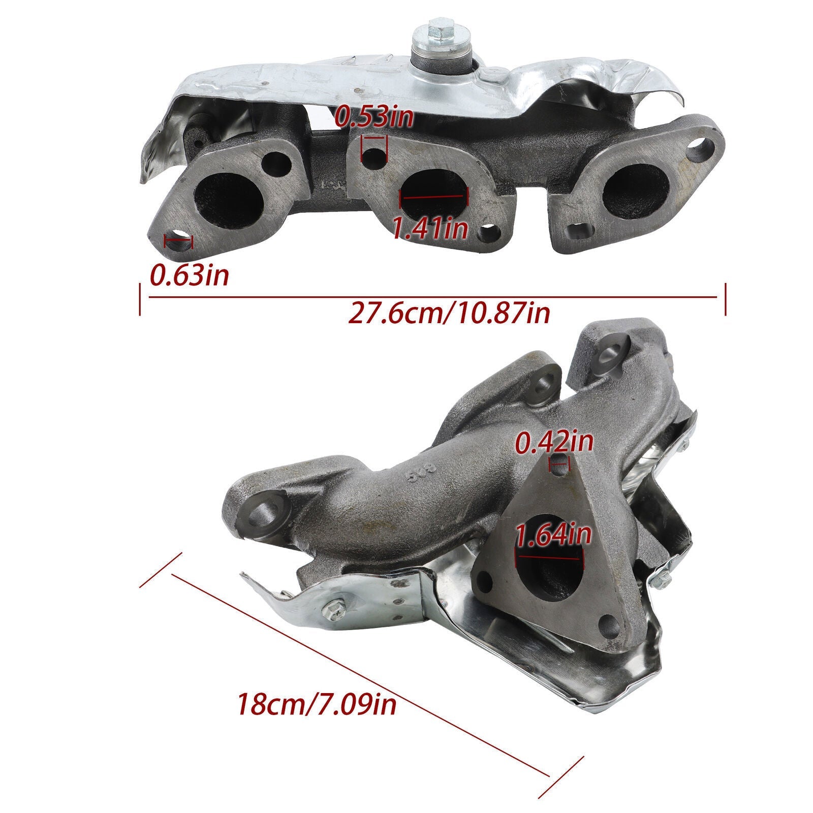 Exhaust Manifold&Gasket Left For 2000-04 Nissan Frontier Xterra V6 3.3L
