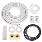 25 Feet Install Kit Fit For Mini Split Heat Pump Systems 1/4" - 3/8" Dia. New