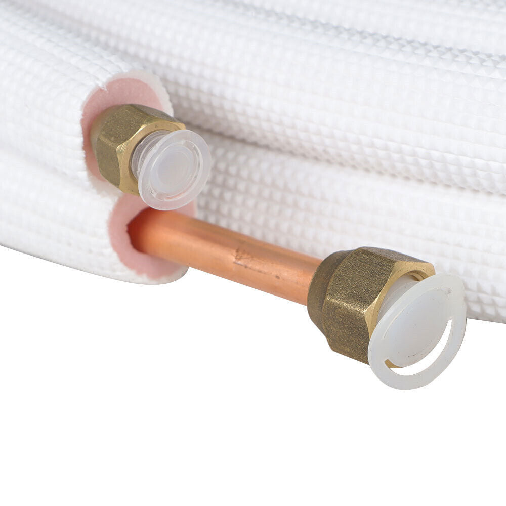 25 Feet Install Kit Fit For Mini Split Heat Pump Systems 1/4" - 3/8" Dia. New