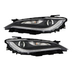 Pair Headlight For 2016-2017 Chrysler 200 w/o LED DRL Halogen