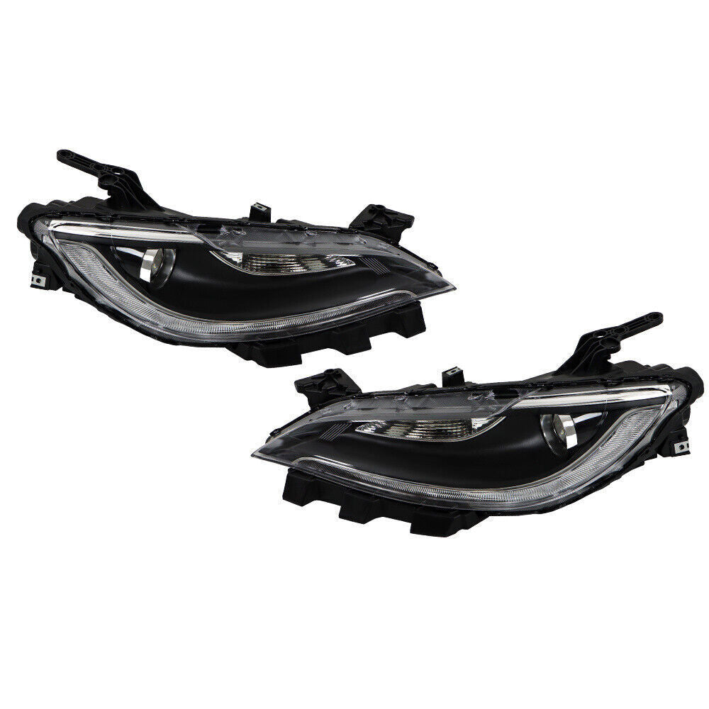 Pair Headlight For 2016-2017 Chrysler 200 w/o LED DRL Halogen