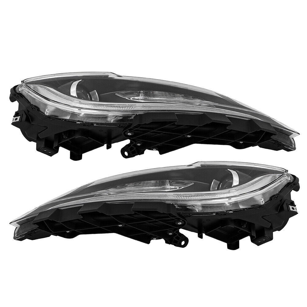 Pair Headlight For 2016-2017 Chrysler 200 w/o LED DRL Halogen