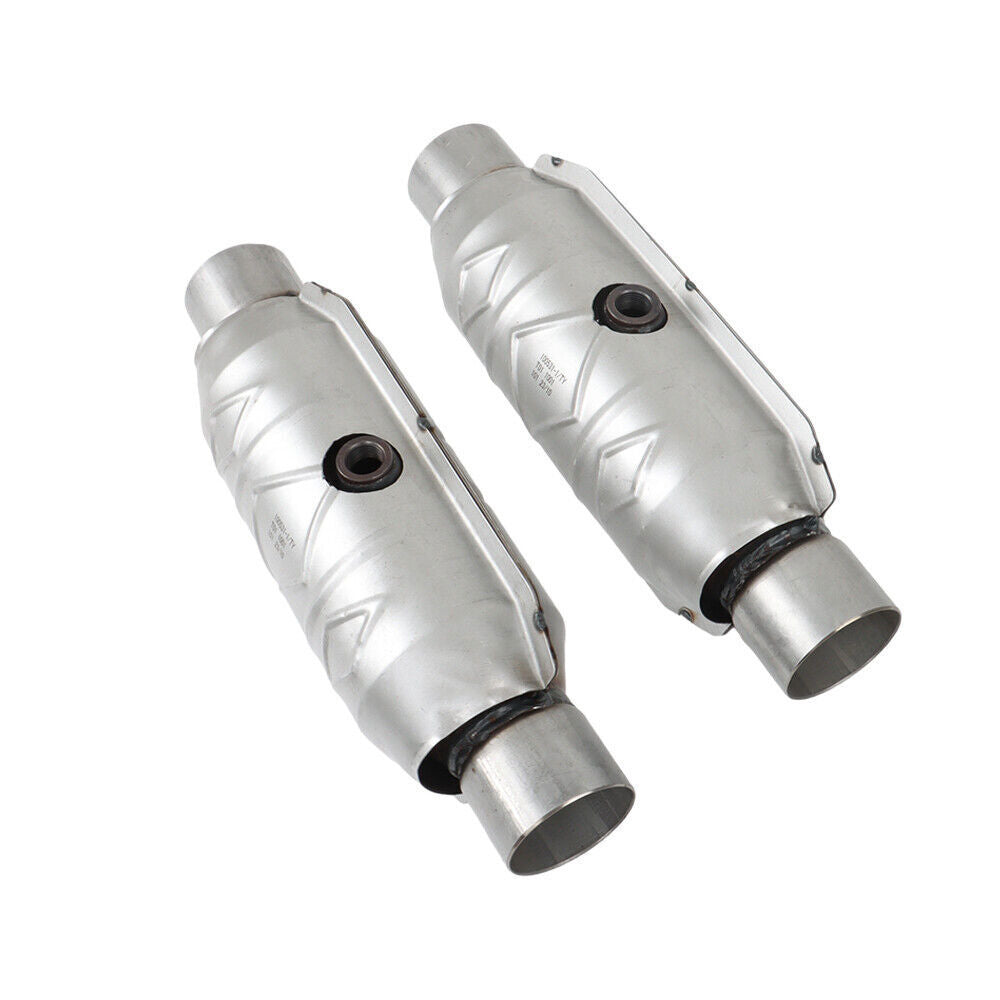 2Pcs 2.5" Inlet & Outlet Catalytic Converter For Ford F150 4.6L 5.4L V8