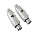2Pcs 2.5" Inlet & Outlet Catalytic Converter For Ford F150 4.6L 5.4L V8