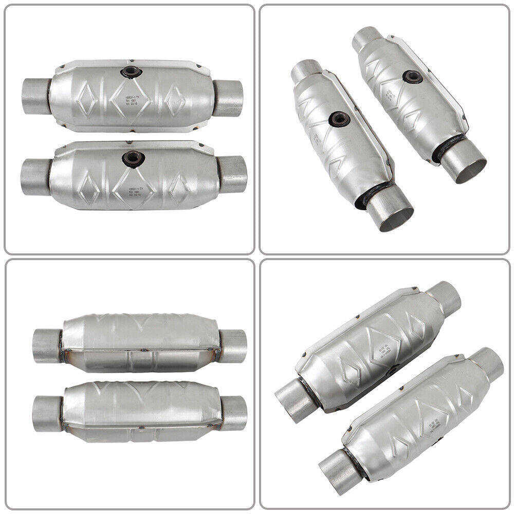 Pair of 2.5in Catalytic Converters for Ford F-150 4.6L 5.4L V8