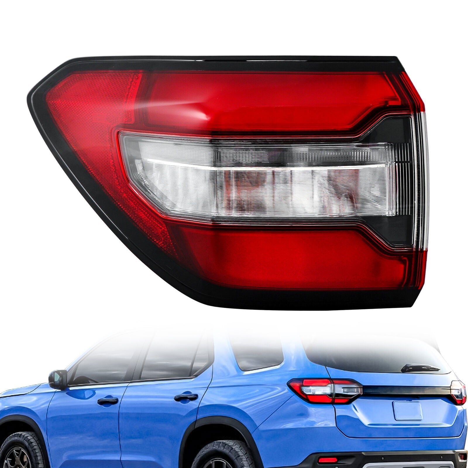 Driver Left Side For 2023-24 Honda Pilot Outer Tail Light LED Type Lamps