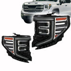 Left+Right [Full LED] Headlight For 2022-2024 GMC Sierra 1500 SLT/Denali