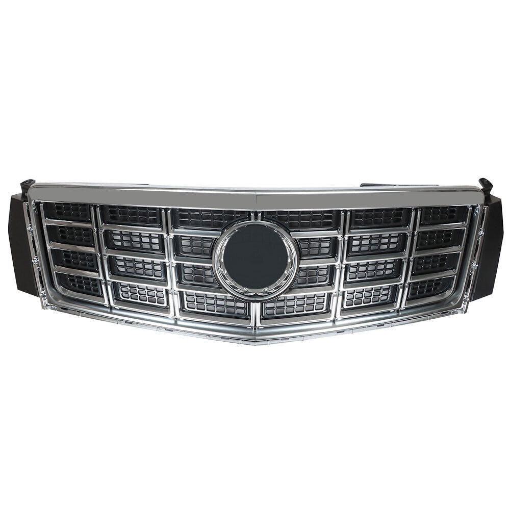 Front Bumper Upper Grill For 2013-2015 Cadillac XTS Center Chrome＆Black