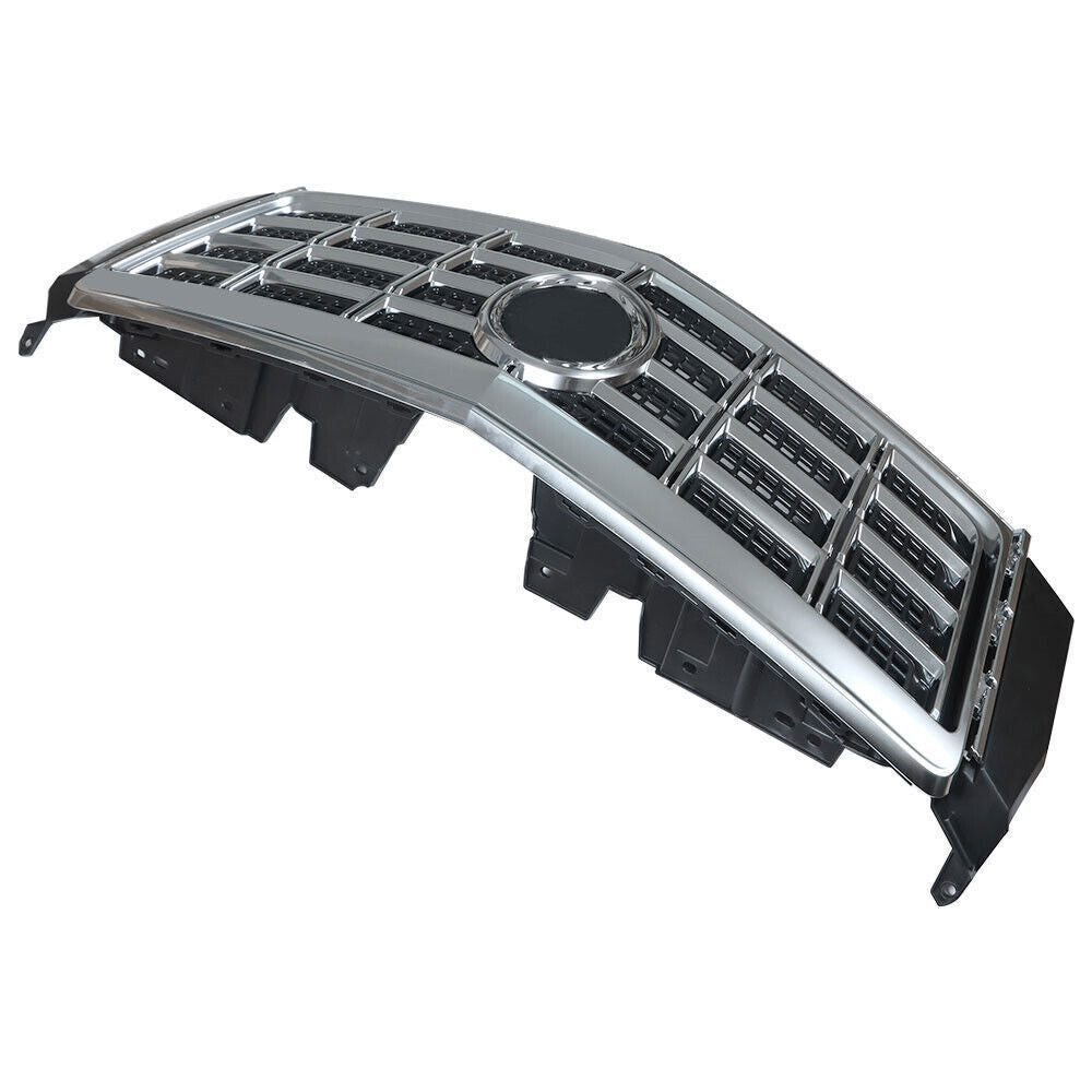 Front Bumper Upper Grill For 2013-2015 Cadillac XTS Center Chrome＆Black