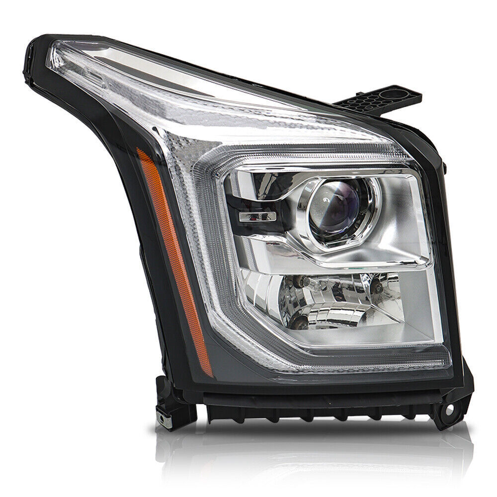 Right RH Headlight Assembly For 2015-2017 GMC Yukon Halogen W/LED DRL