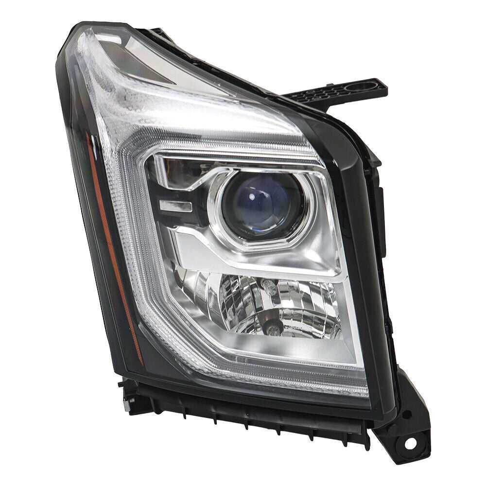 Right RH Headlight Assembly For 2015-2017 GMC Yukon Halogen W/LED DRL