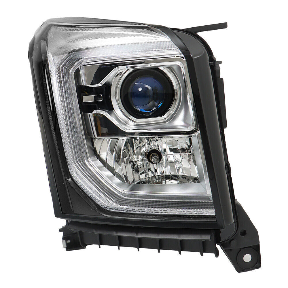 Right RH Headlight Assembly For 2015-2017 GMC Yukon Halogen W/LED DRL