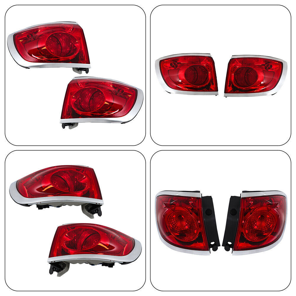 Tail Lights For 2008-2012 Buick Enclave Halogen Outer Left+Right Pair