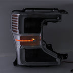 Right Full LED Headlight For 2020-2022 Ford F250 SuperDuty Chrome Trim