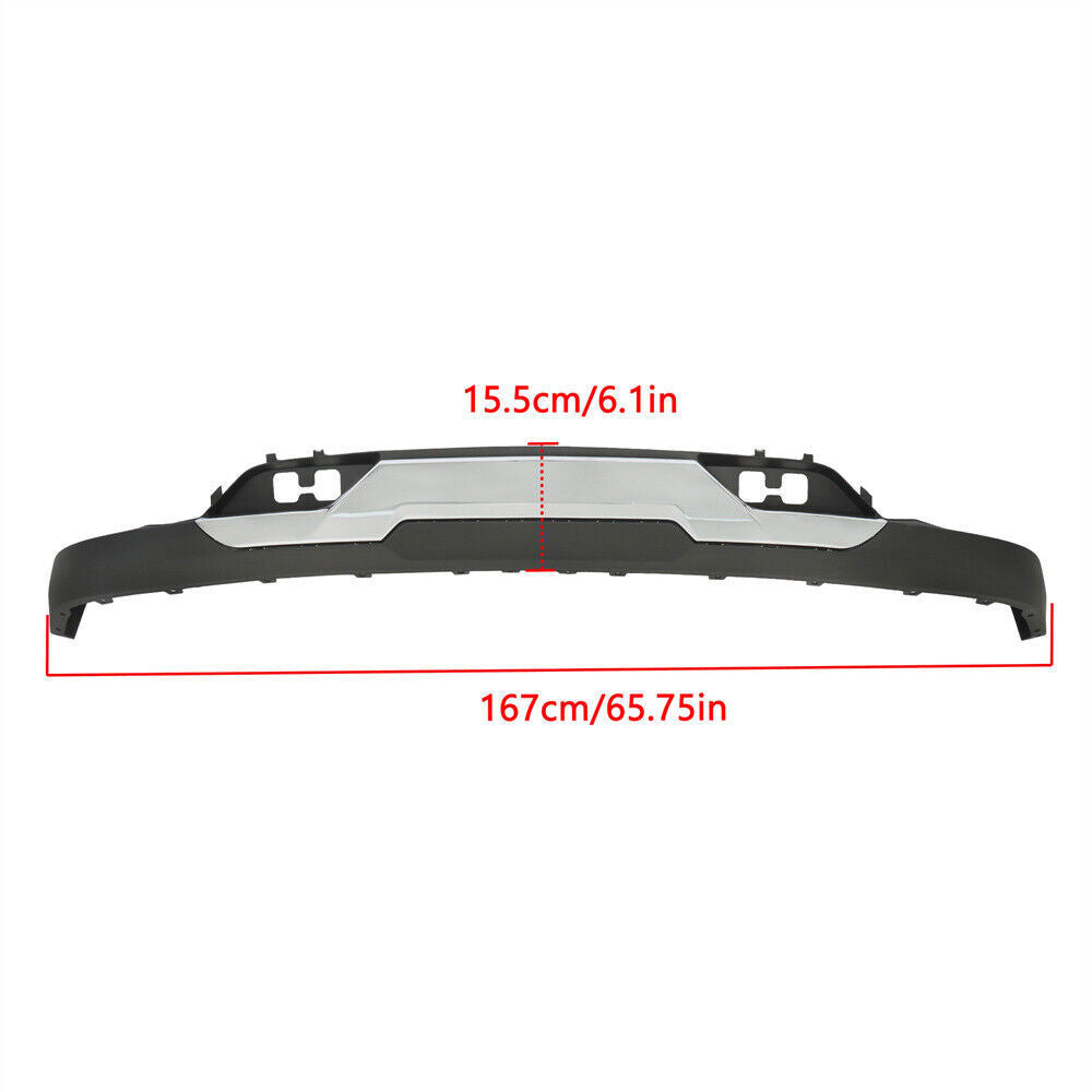 Front Lower Bumper For 2016-2018 Silverado 1500 W/Trailer Holes Plastic