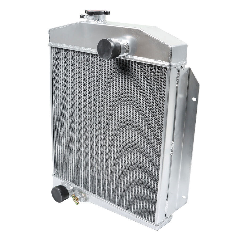 4 Row Silver Aluminum Radiator For 1961-1971 International Scout 2.5L MT
