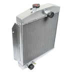 4 Row Silver Aluminum Radiator For 1961-1971 International Scout 2.5L MT