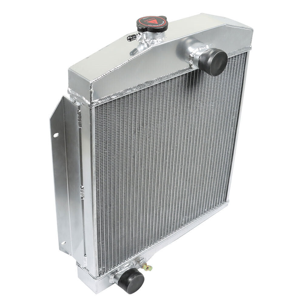 4 Row Silver Aluminum Radiator For 1961-1971 International Scout 2.5L MT