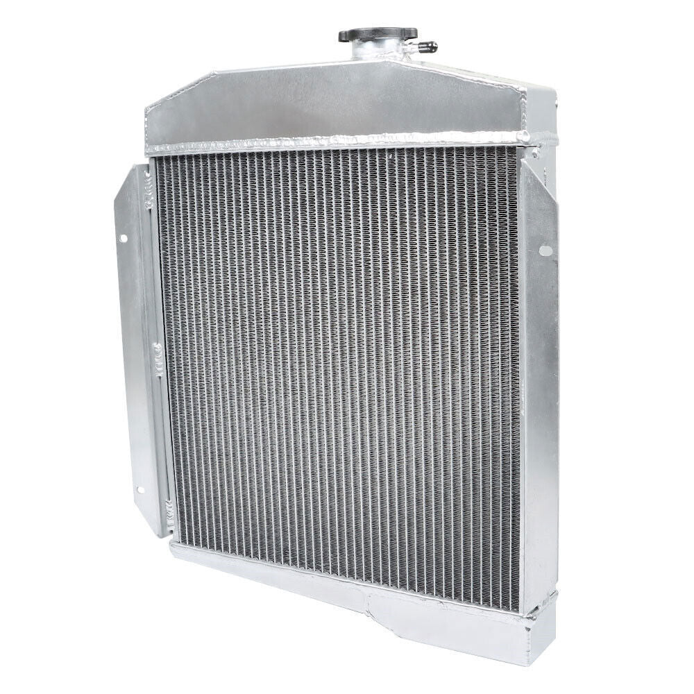 4 Row Silver Aluminum Radiator For 1961-1971 International Scout 2.5L MT