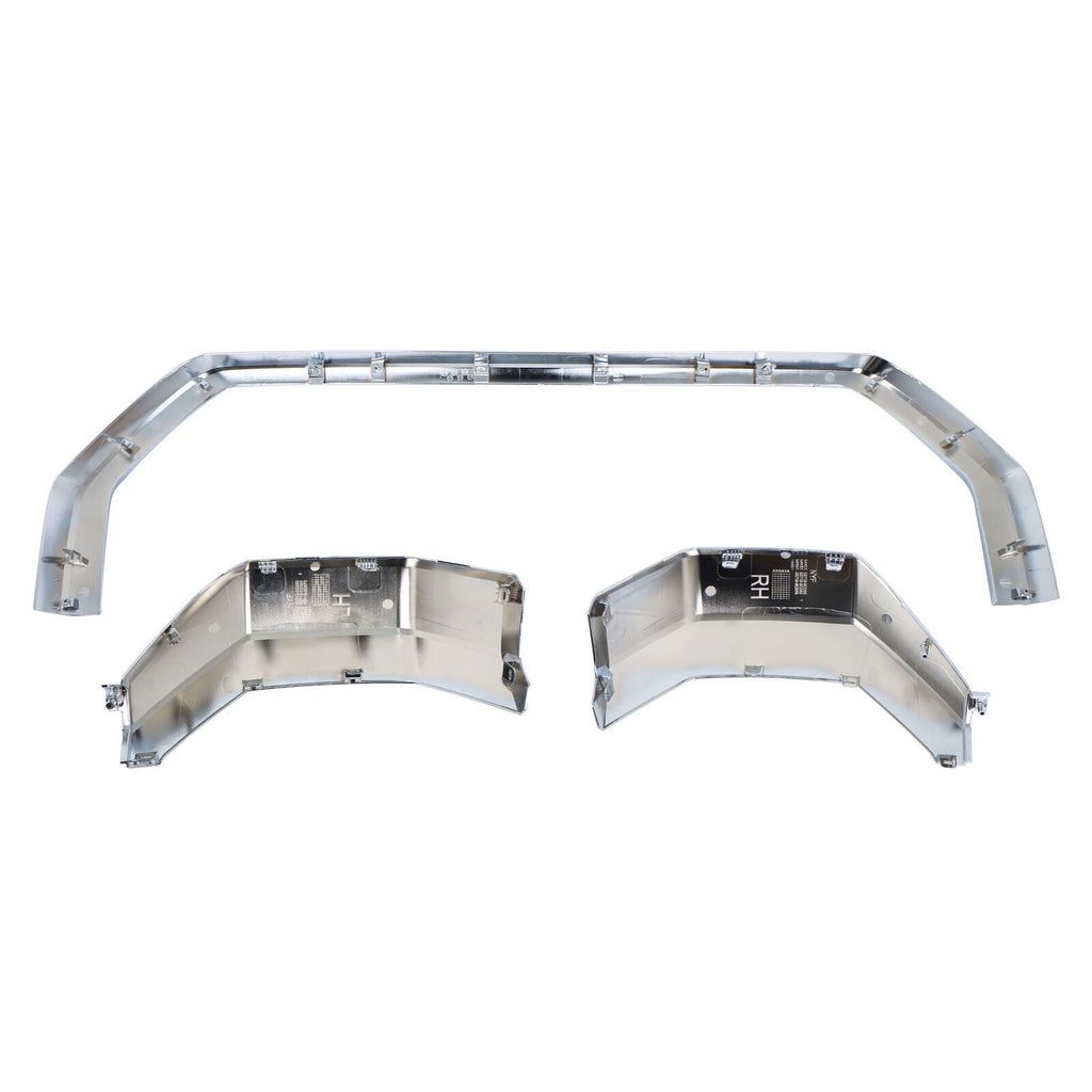 Front Bumper Grille Trim Molding Surround For 22-24 Toyota Tundra Chrome
