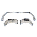 Front Bumper Grille Trim Molding Surround For 22-24 Toyota Tundra Chrome