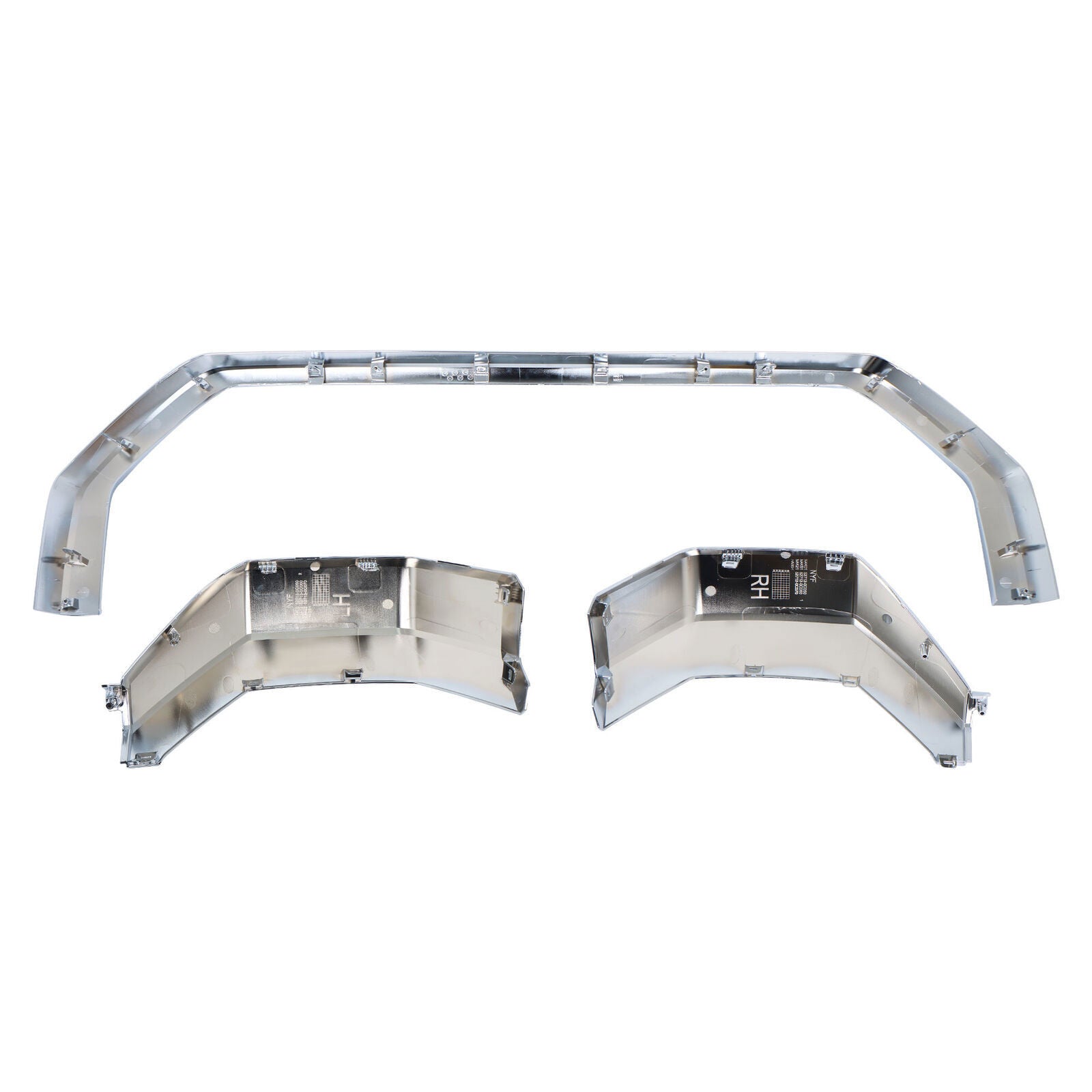 Front Bumper Grille Trim Molding Surround For 22-24 Toyota Tundra Chrome