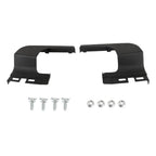 1 Pair Rear Bumper End Cap Step Pad For 17-22 Ford F250 F350 Super Duty