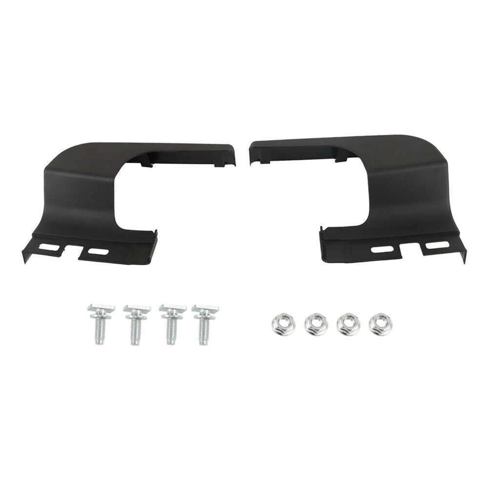 1 Pair Rear Bumper End Cap Step Pad For 17-22 Ford F250 F350 Super Duty
