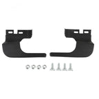 1 Pair Rear Bumper End Cap Step Pad For 17-22 Ford F250 F350 Super Duty