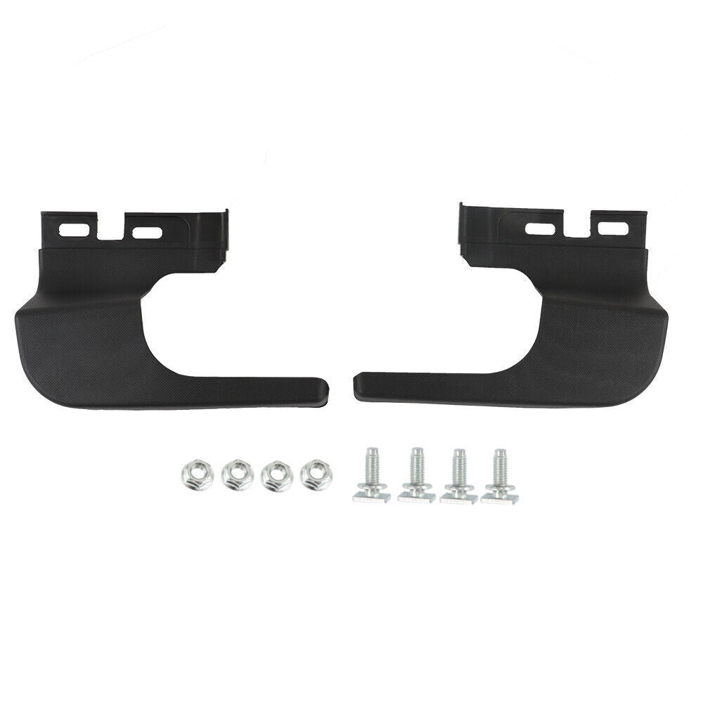 1 Pair Rear Bumper End Cap Step Pad For 17-22 Ford F250 F350 Super Duty