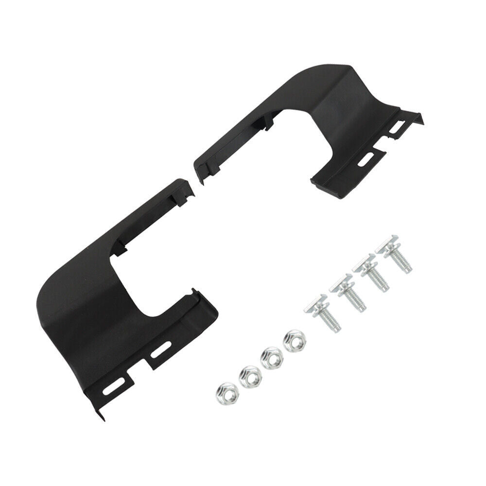 1 Pair Rear Bumper End Cap Step Pad For 17-22 Ford F250 F350 Super Duty