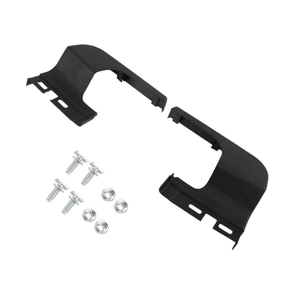 1 Pair Rear Bumper End Cap Step Pad For 17-22 Ford F250 F350 Super Duty