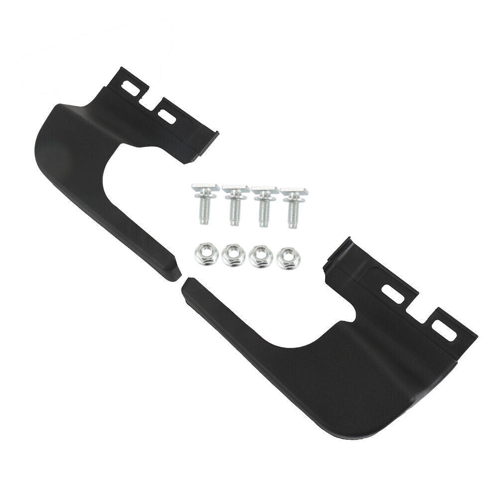 1 Pair Rear Bumper End Cap Step Pad For 17-22 Ford F250 F350 Super Duty