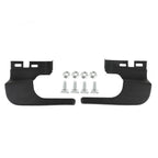 1 Pair Rear Bumper End Cap Step Pad For 17-22 Ford F250 F350 Super Duty