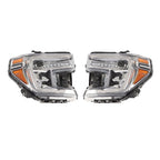 Right+Left Headlights For 2019-2021 GMC Sierra 1500  W/LED Signal Lamp