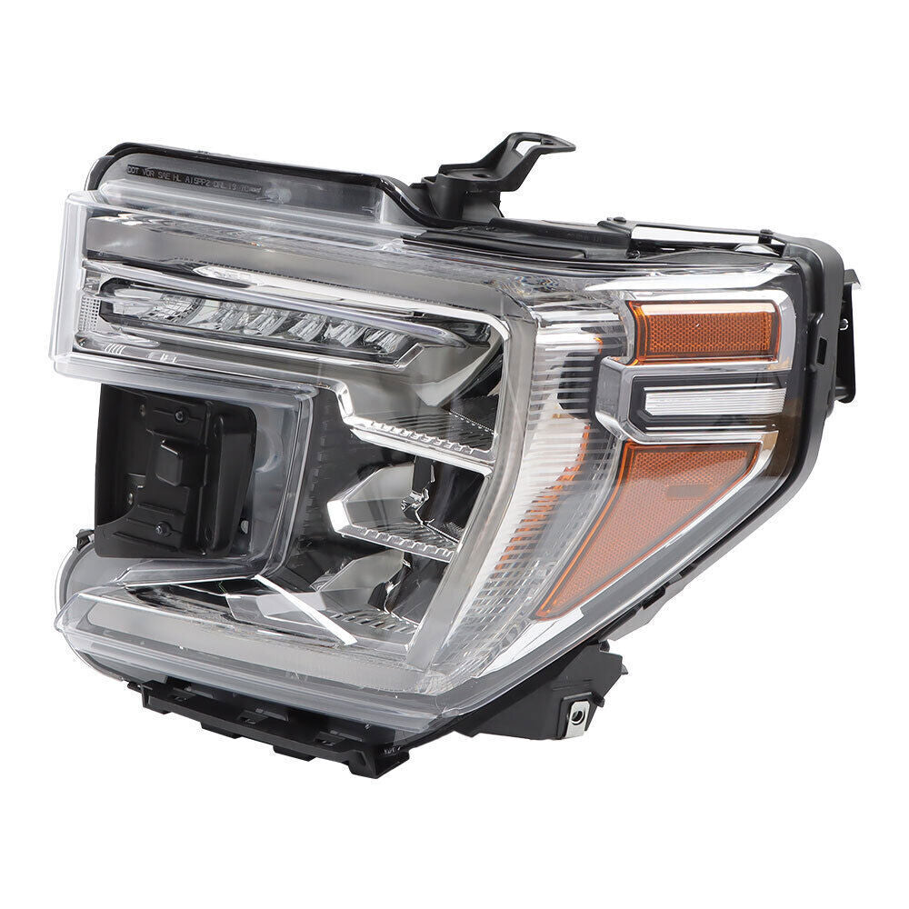 Right+Left Headlights For 2019-2021 GMC Sierra 1500  W/LED Signal Lamp