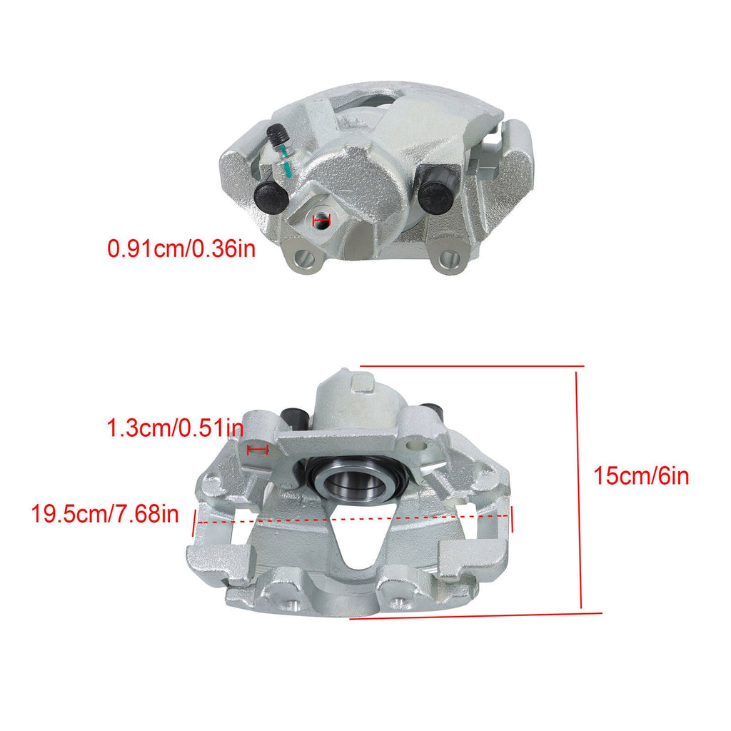 For Volkswagen Jetta 96-05 Golf Audi Front Disc Brake Caliper w/ Bracket