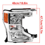 Right [Halogen] Headlights For 2020-2022 Ford F250 F350 SuperDuty Chrome
