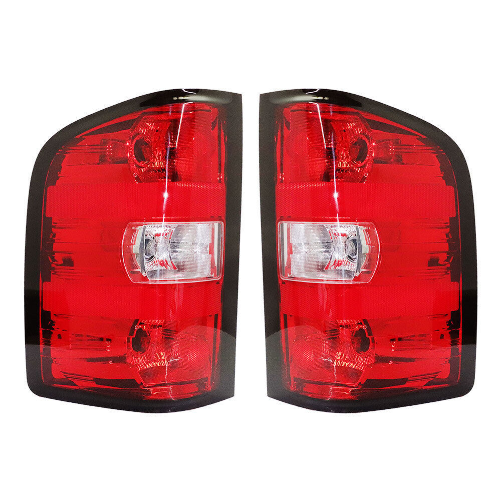 LH+RH Tail Light For 2007-2013 Chevy Silverado 1500 2500 3500 Taillamps