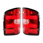 LH+RH Tail Light For 2007-2013 Chevy Silverado 1500 2500 3500 Taillamps