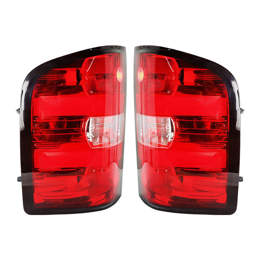 LH+RH Tail Light For 2007-2013 Chevy Silverado 1500 2500 3500 Taillamps