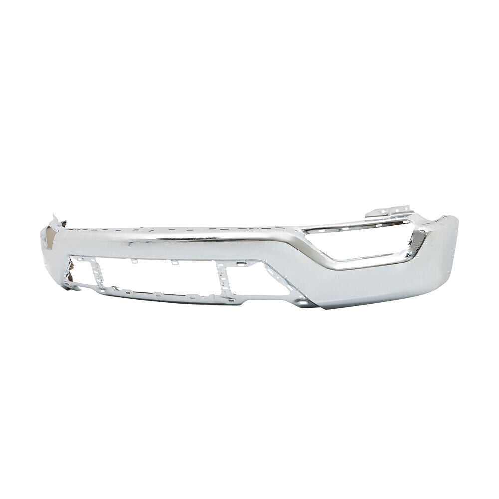 Front Bumper Chrome W/o Sensor Holes For 2021-23 Ford F150 ML34-17757-F