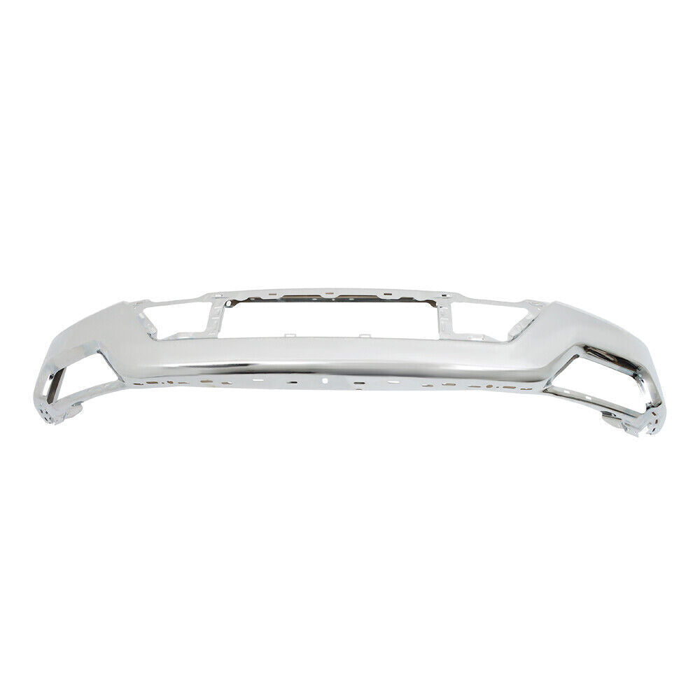 Front Bumper Chrome W/o Sensor Holes For 2021-23 Ford F150 ML34-17757-F