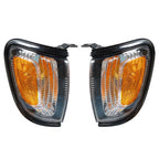 Left+Right Side Marker Corner Turn Light For 2001-04 Tacoma Black Frame