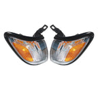 Left+Right Side Marker Corner Turn Light For 2001-04 Tacoma Black Frame