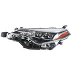 Left Headlight For 2017-2019 Toyota Corolla SE XSE XLE LED Black Housing