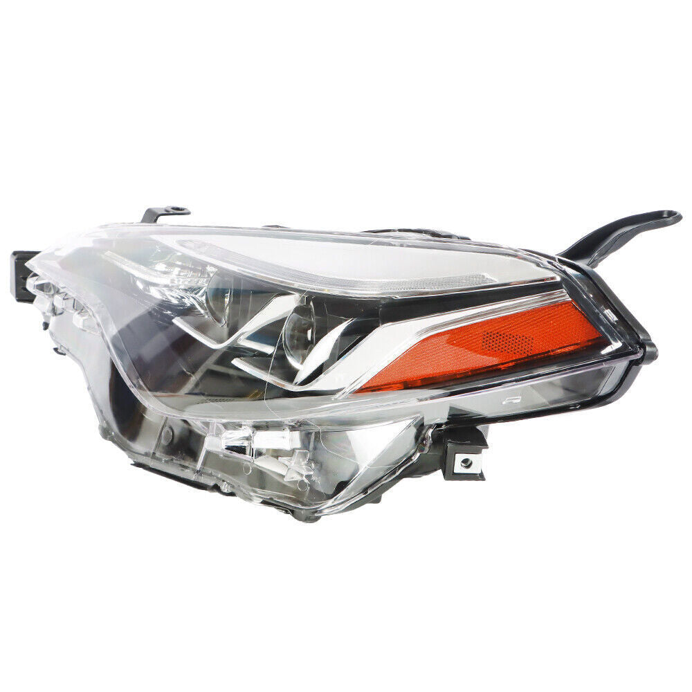 Left Headlight For 2017-2019 Toyota Corolla SE XSE XLE LED Black Housing