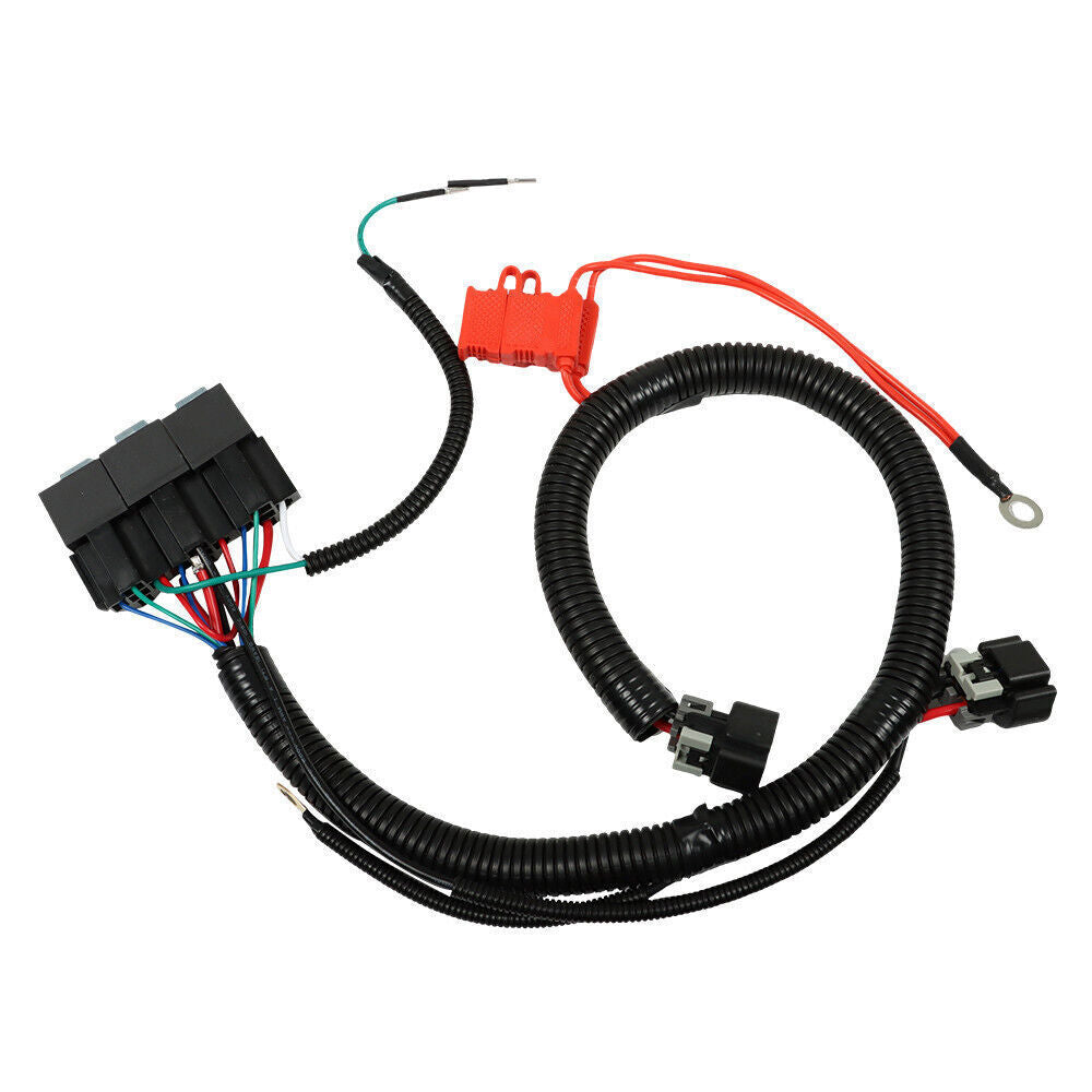 Dual Electric Fan Wire Harness For 1999–2006 ECU Control 7L5533A226T