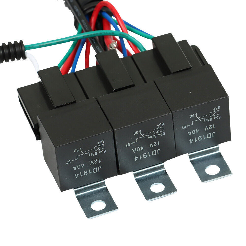 Dual Electric Fan Wire Harness For 1999–2006 ECU Control 7L5533A226T