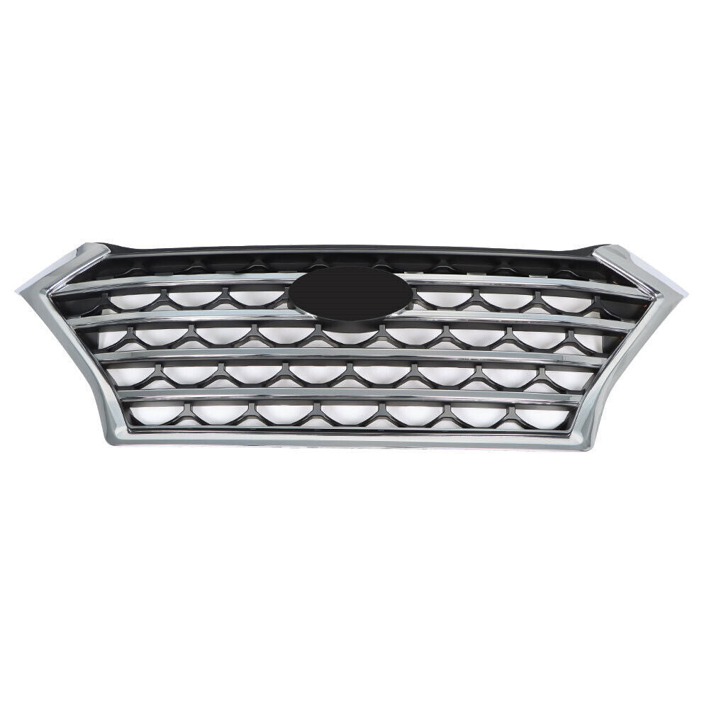 Upper Grille For 2019-2021 Hyundai Tucson 86350D3640 Chrome W/O Camera